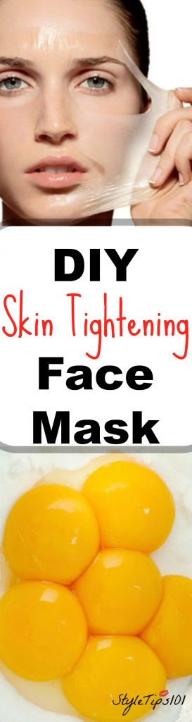 DIY Tightening Face Mask
 Skin Tightening Face Mask