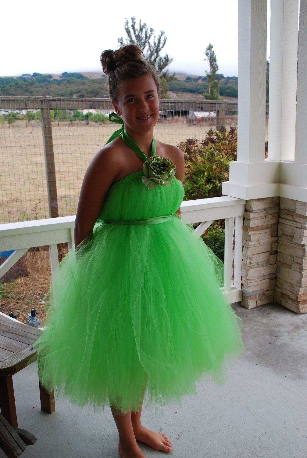 DIY Tinkerbell Costume For Adults
 Adult or Teen Tinkerbell Tutu Dress via Etsy Could make
