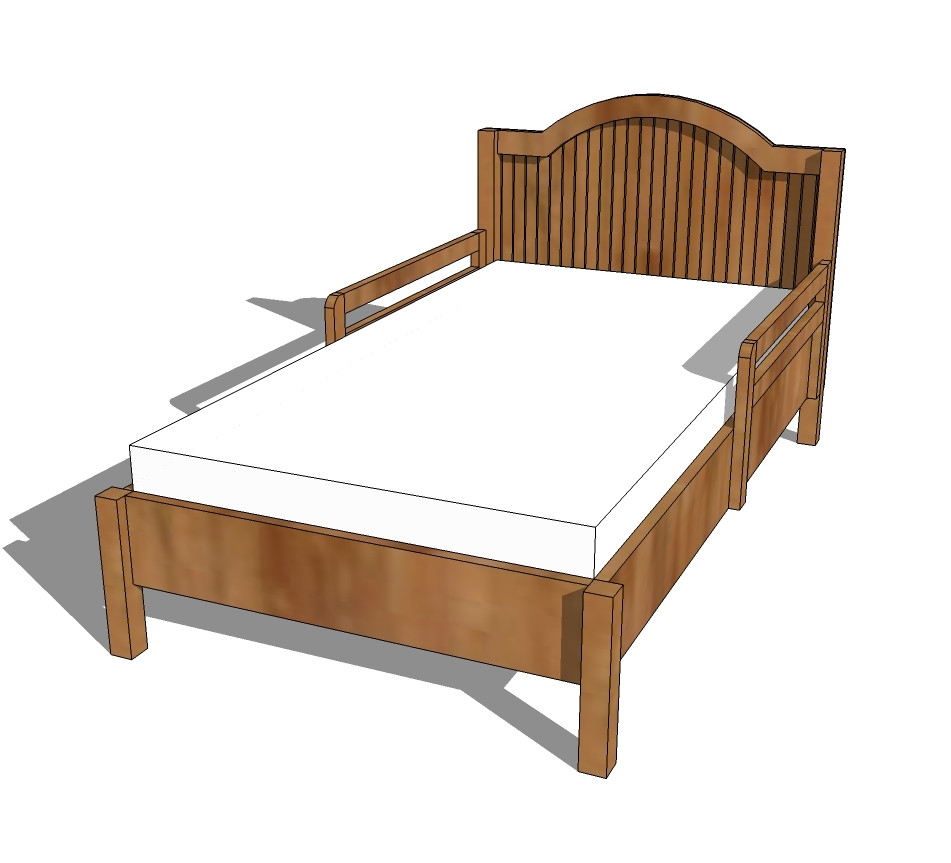 DIY Toddler Bed Plans
 Doing by Wooding Toddler bed plans diy