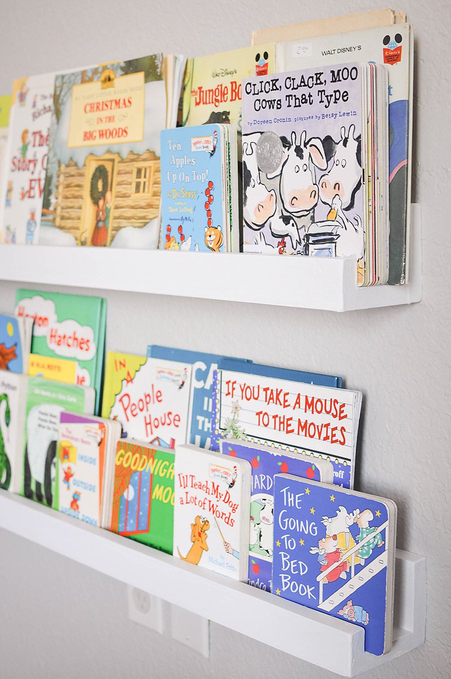 DIY Toddler Bookshelf
 DIY Wall Mounted Kid s Bookshelves Our Handcrafted Life