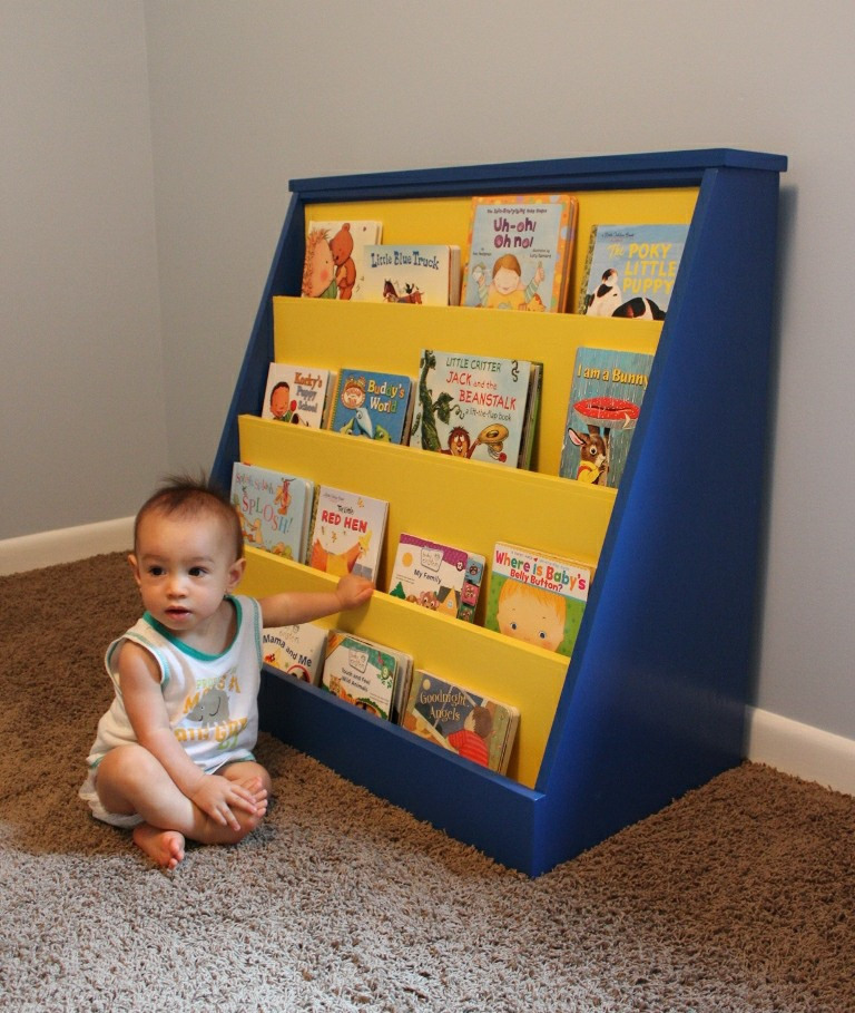 DIY Toddler Bookshelf
 How to Build a Toddler Bookcase Illustrated plans with s