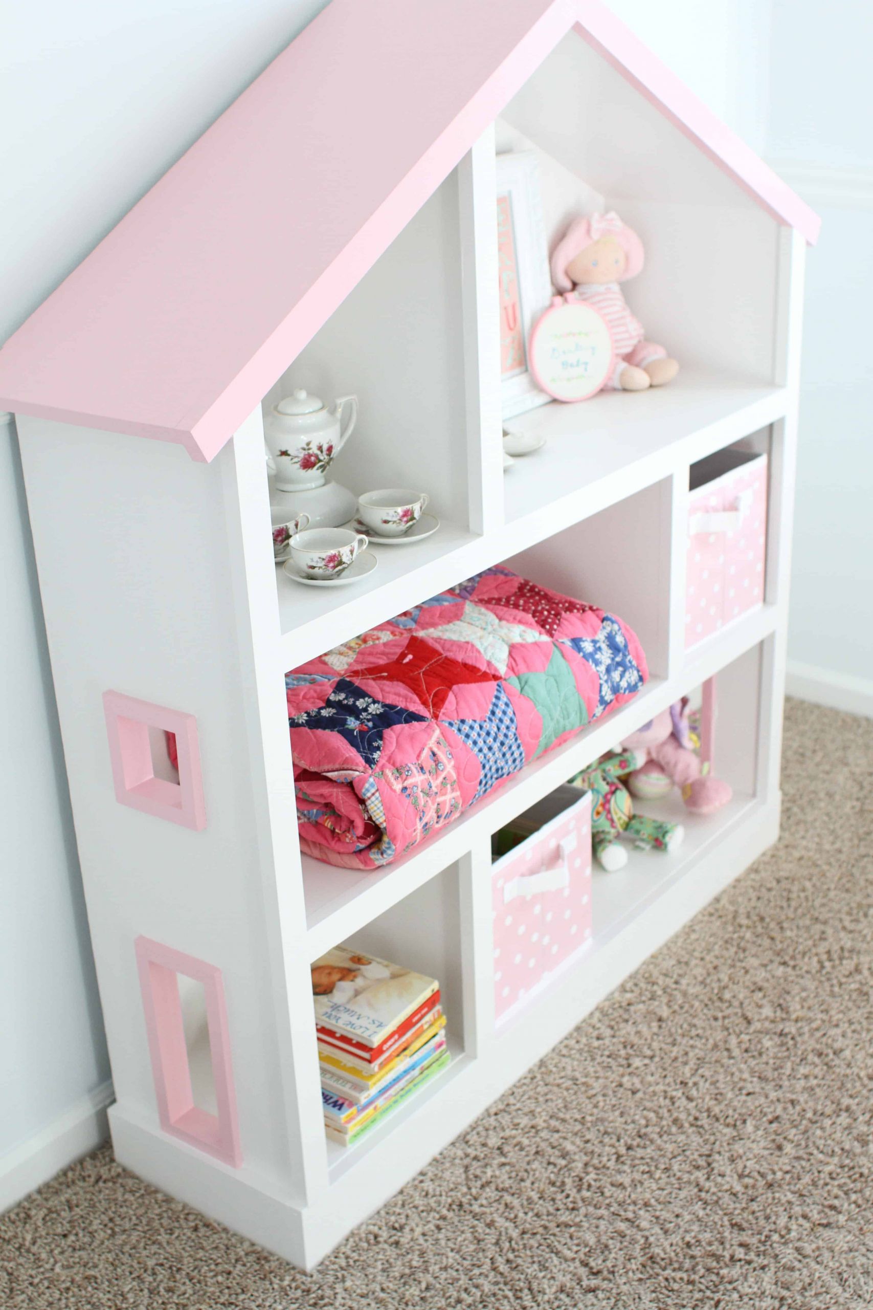 DIY Toddler Bookshelf
 DIY Dollhouse Bookcase I Can Teach My Child
