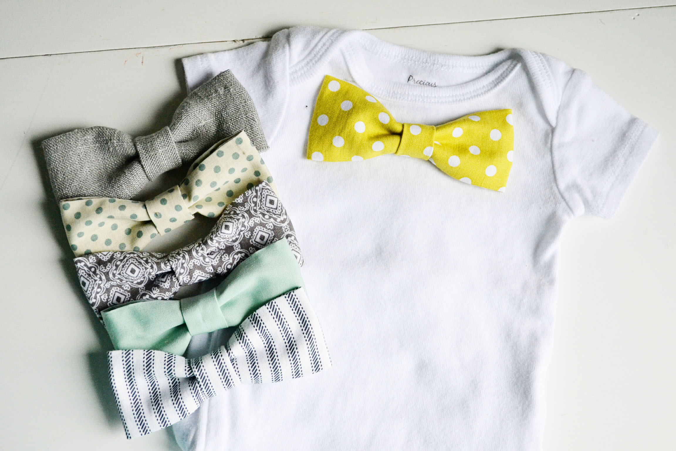 DIY Toddler Bow Tie
 bow tie onesie