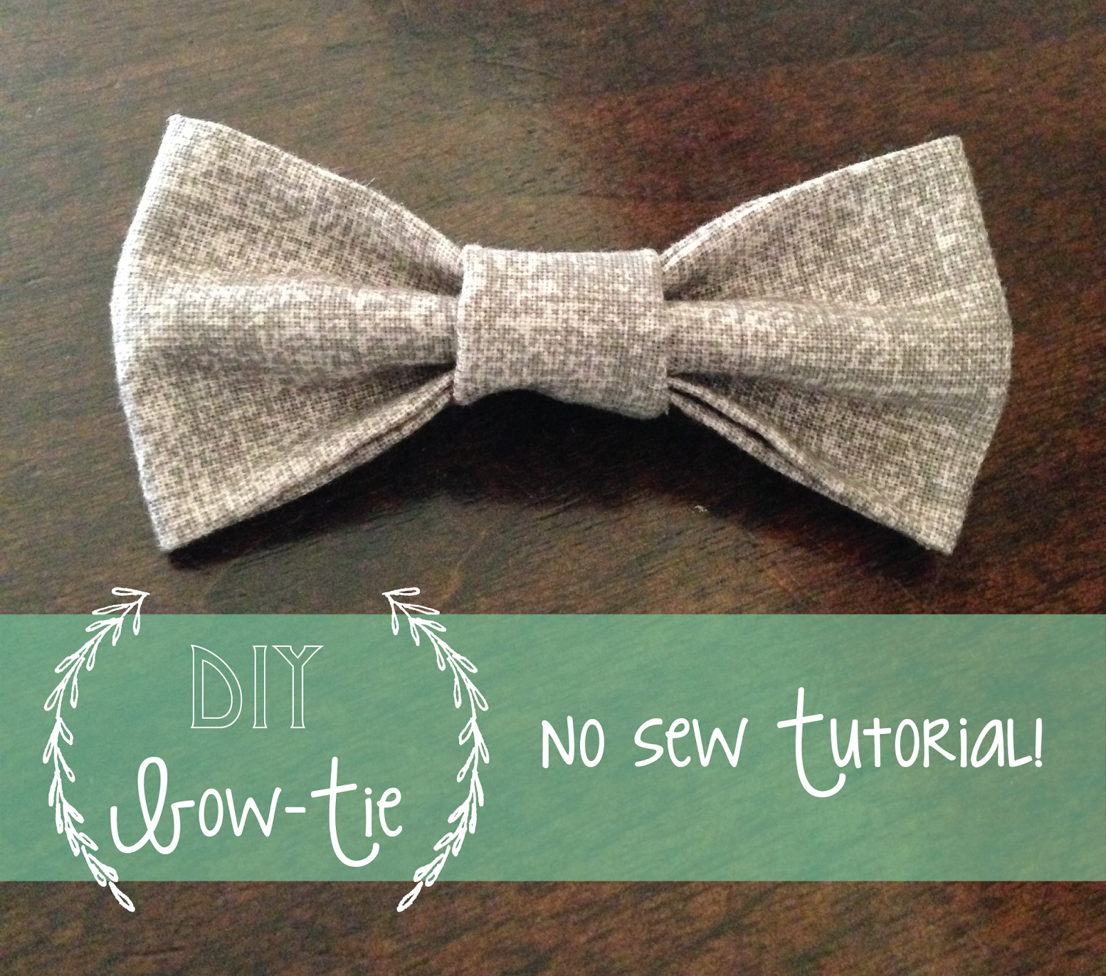 DIY Toddler Bow Tie
 My Life My Love Kelsie Millet No Sew Baby Bow tie