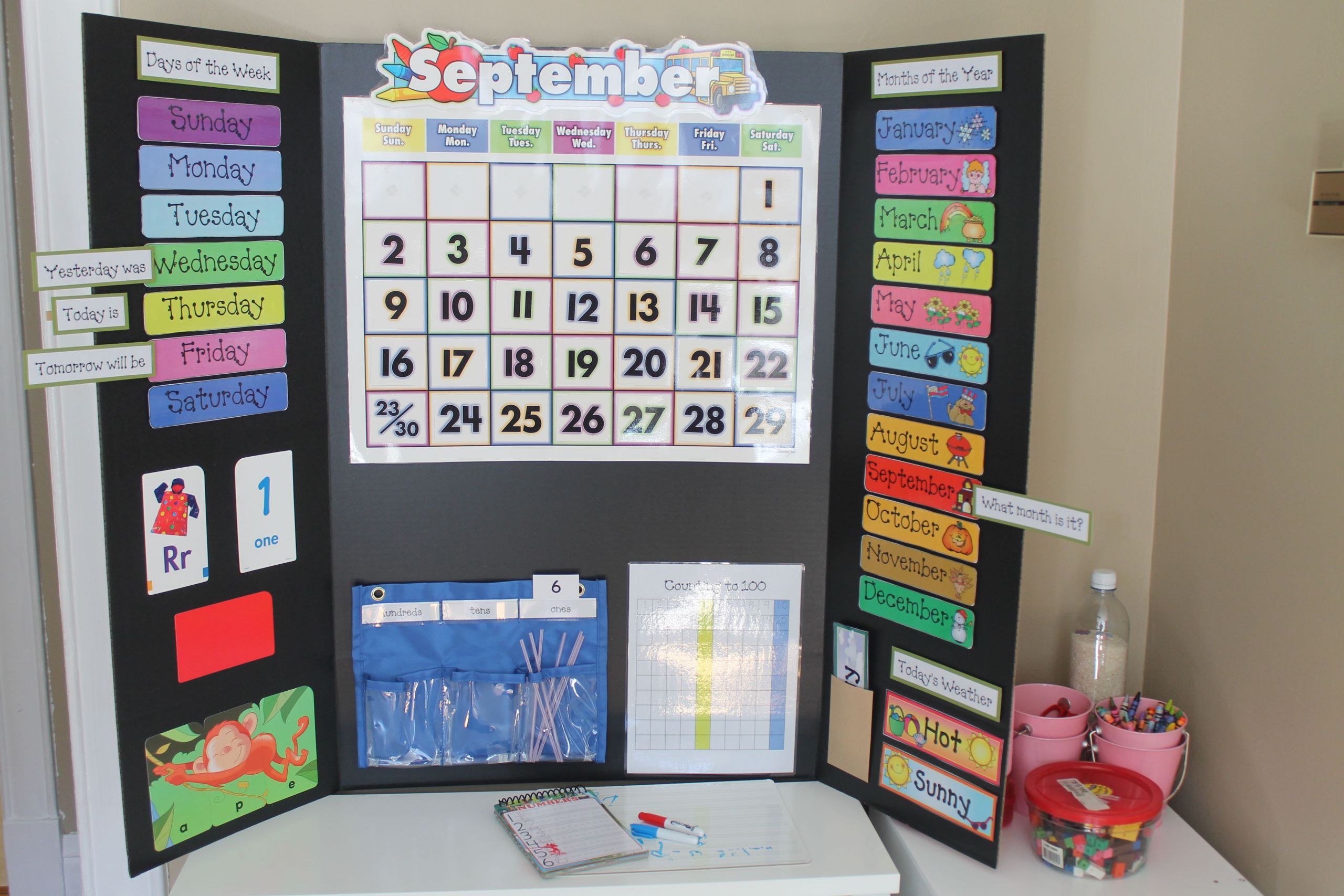 DIY Toddler Calendar
 Preschool At Home