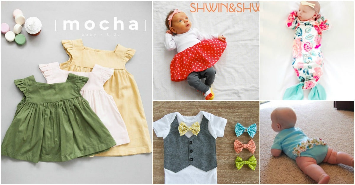 DIY Toddler Clothes
 40 Adorable DIY Baby Sewing Patterns Anyone Can DO DIY