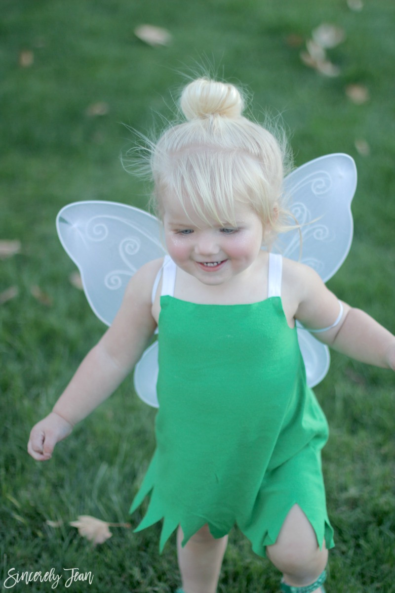 DIY Toddler Costumes
 DIY Toddler Tinker Bell Costume and Hair Sincerely Jean