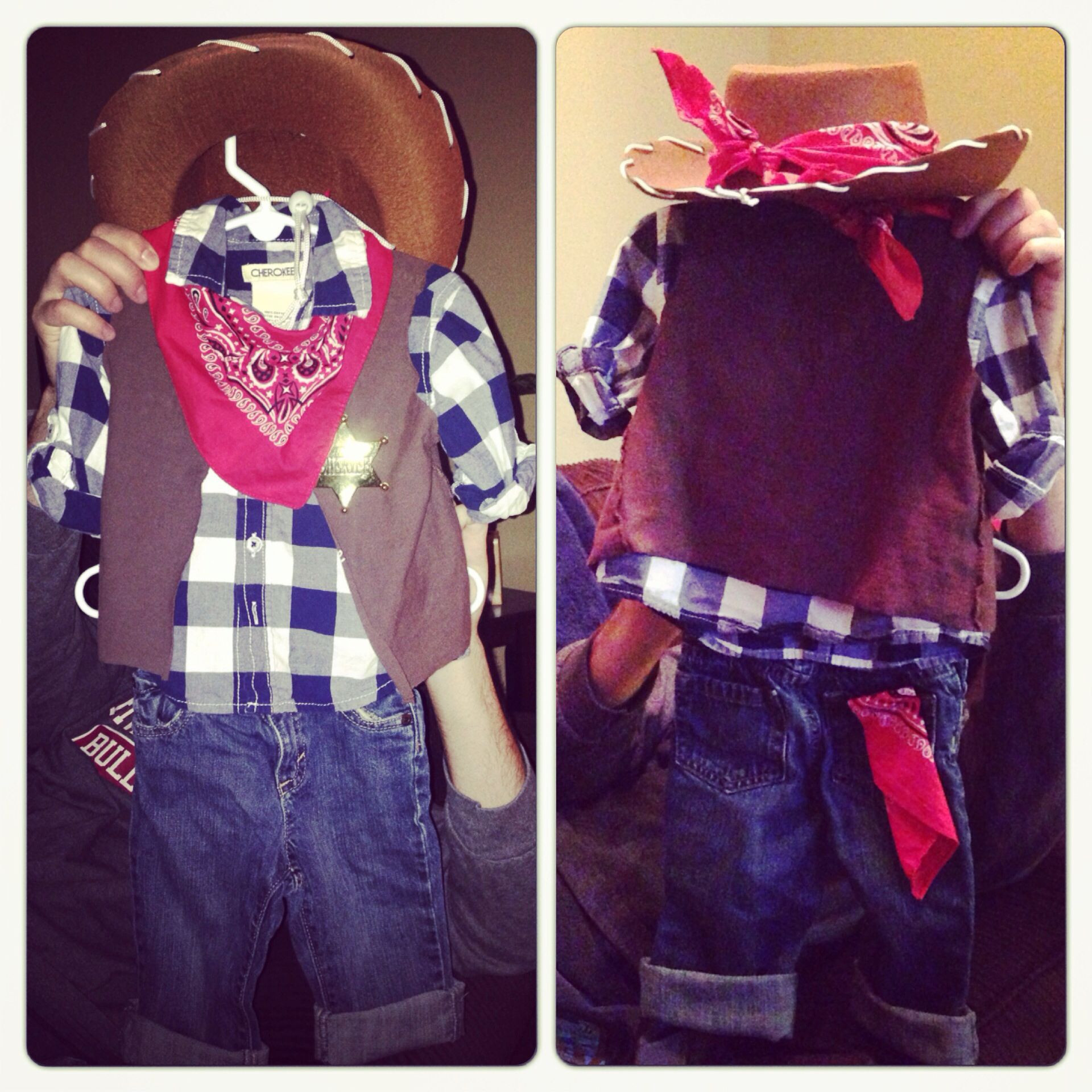 DIY Toddler Cowboy Costume
 Pin on Kid Stuff