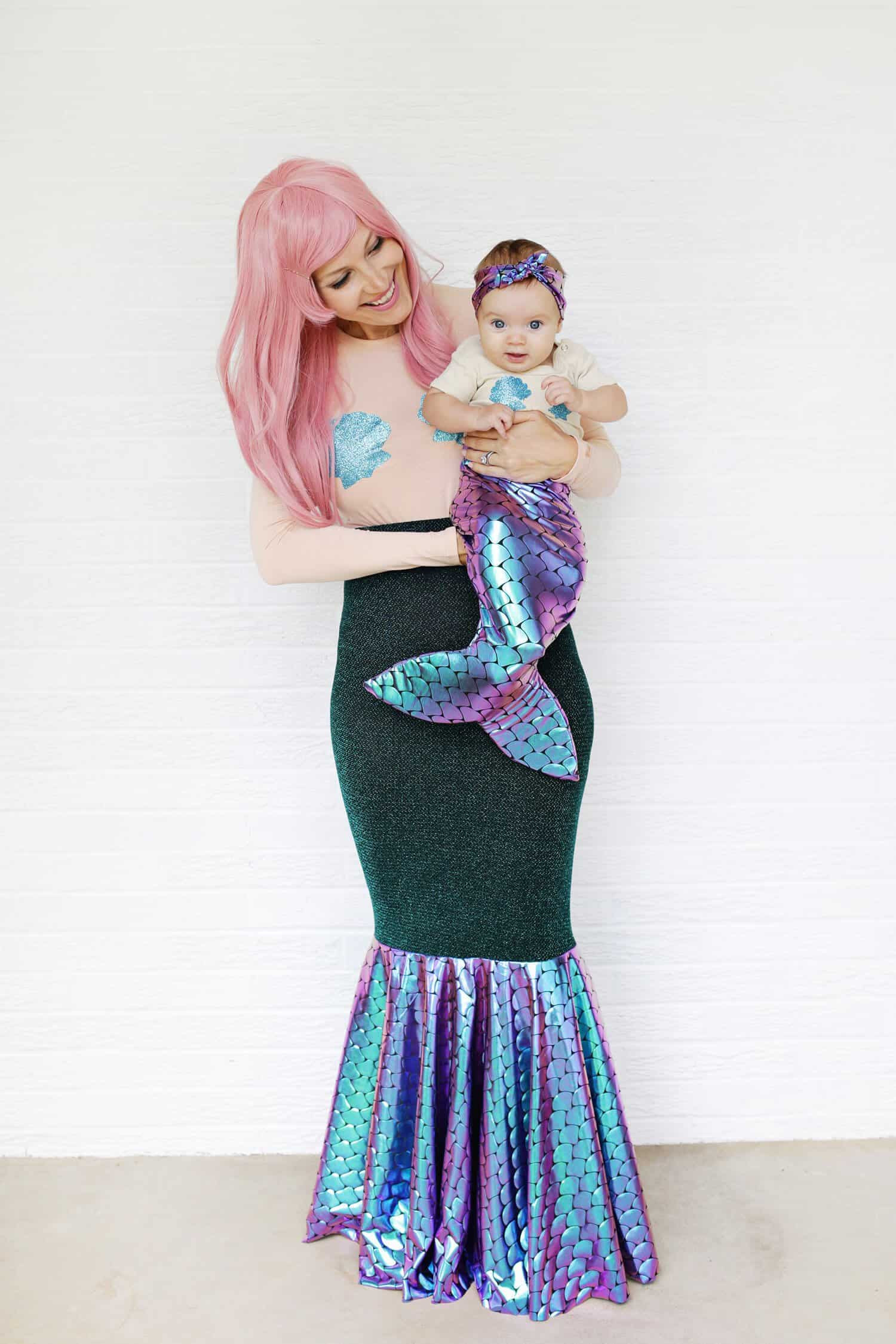 DIY Toddler Mermaid Costume
 Mother Daughter Mermaid Costume DIY A Beautiful Mess