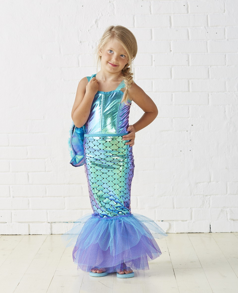 DIY Toddler Mermaid Costume
 Mermaid Costume Kids Halloween Costumes