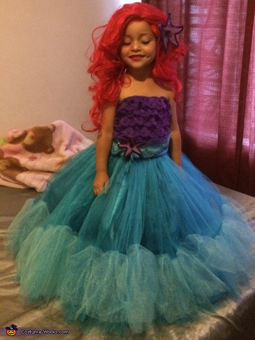 DIY Toddler Mermaid Costume
 The Little Mermaid Creative DIY Costume for Girls