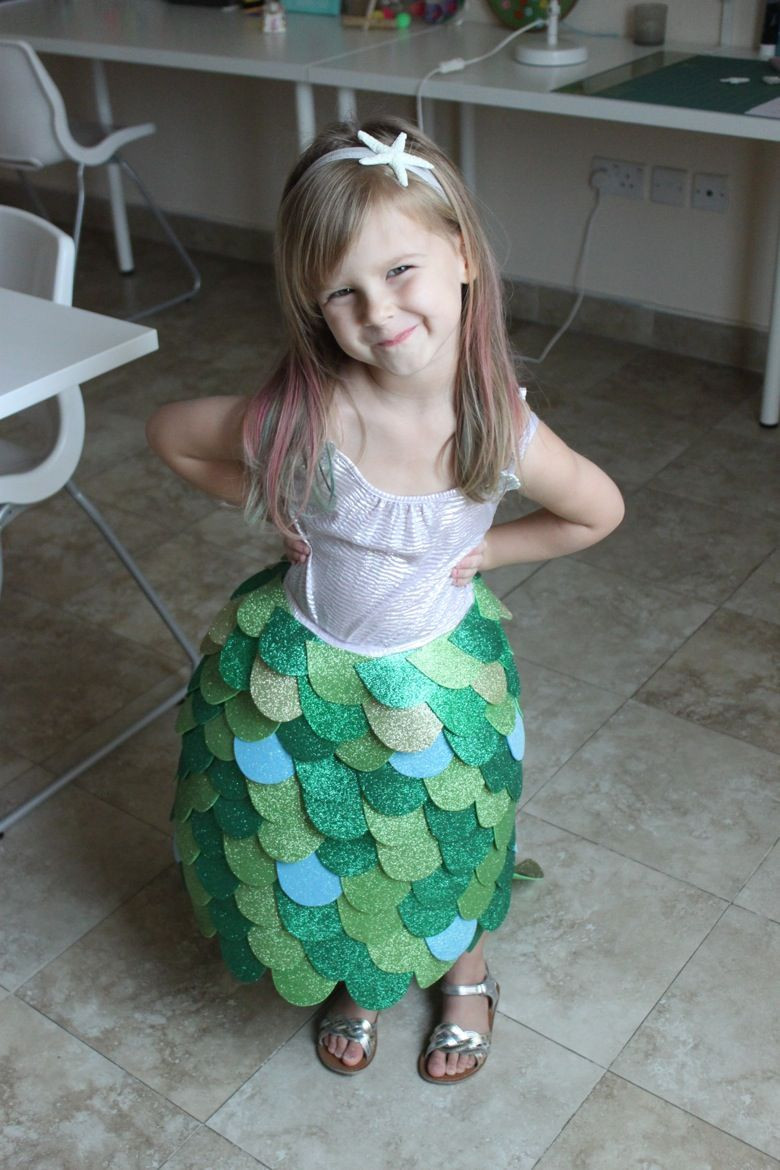DIY Toddler Mermaid Costume
 Homemade Mermaid Costume