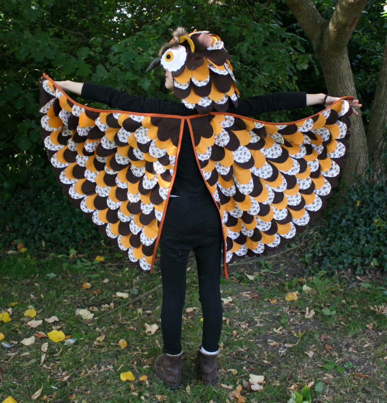 DIY Toddler Owl Costume
 A t of wings – Made by Toya