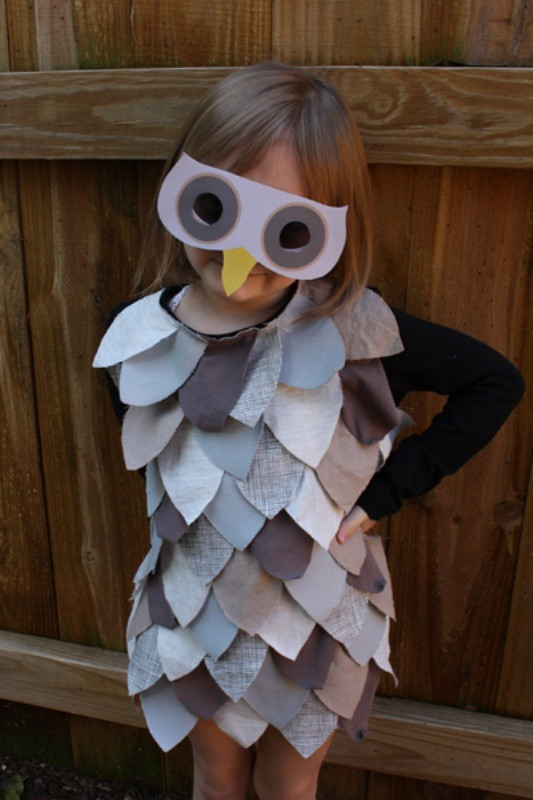 DIY Toddler Owl Costume
 DIY Last Minute Kids Owl Costume For Halloween