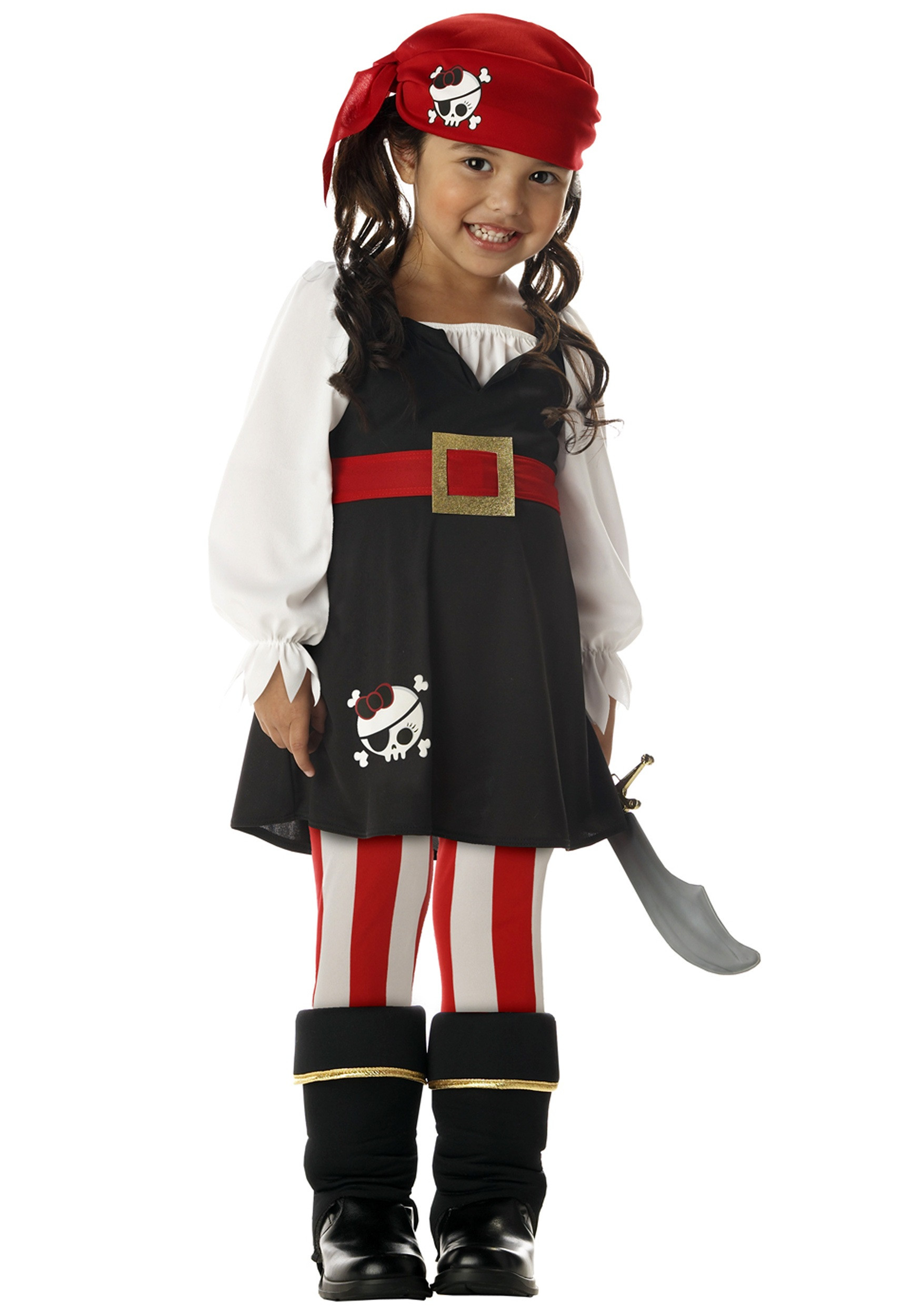 DIY Toddler Pirate Costume
 Toddler Girls Pirate Costume