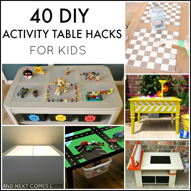 DIY Toddler Table
 40 DIY Activity Table Hacks for Kids