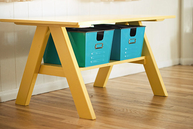 DIY Toddler Table
 20 Home DIY Projects Designed with Kids in Mind