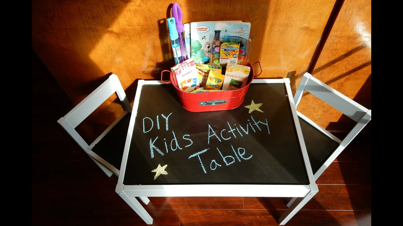 DIY Toddler Table
 DIY Kids Activity Table