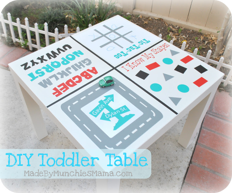 DIY Toddler Table
 DIY Toddler Game Table The 36th AVENUE