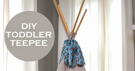 DIY Toddler Teepee
 Viva Cindy DIY Toddler Teepee