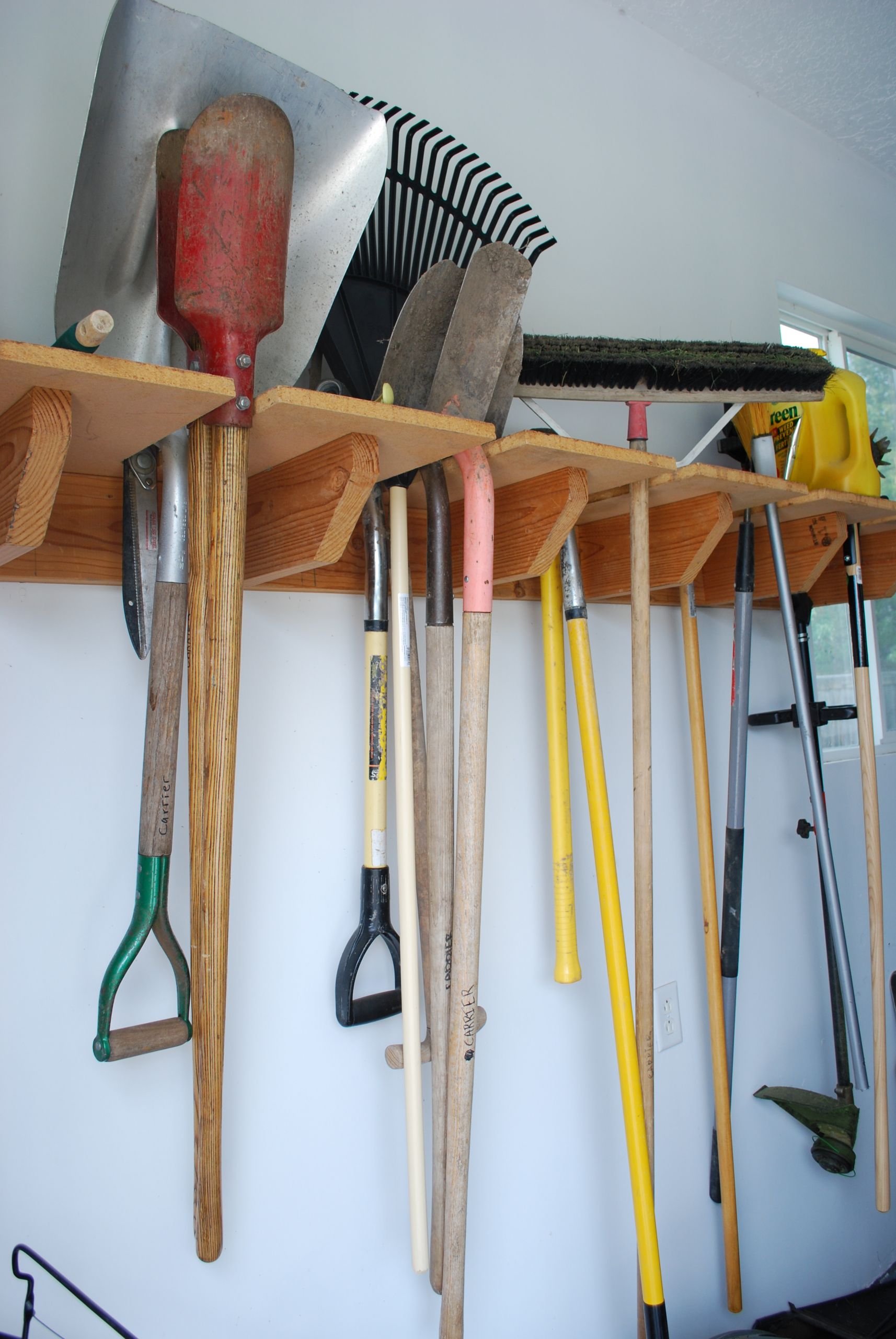 DIY Tool Organizer
 garden tools