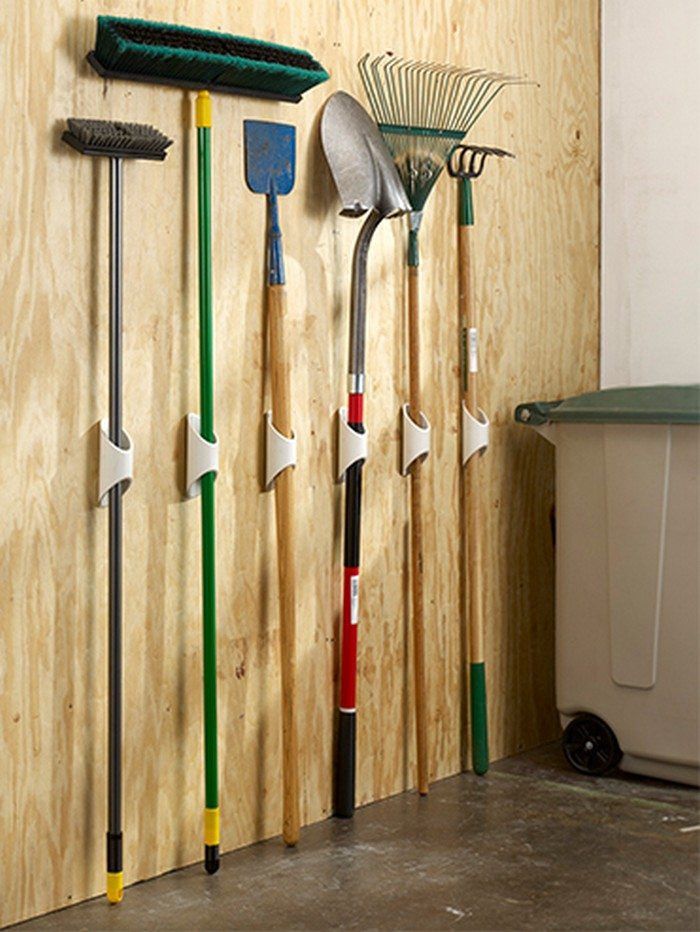 DIY Tool Organizer Ideas
 Build a yard tool organizer from PVC
