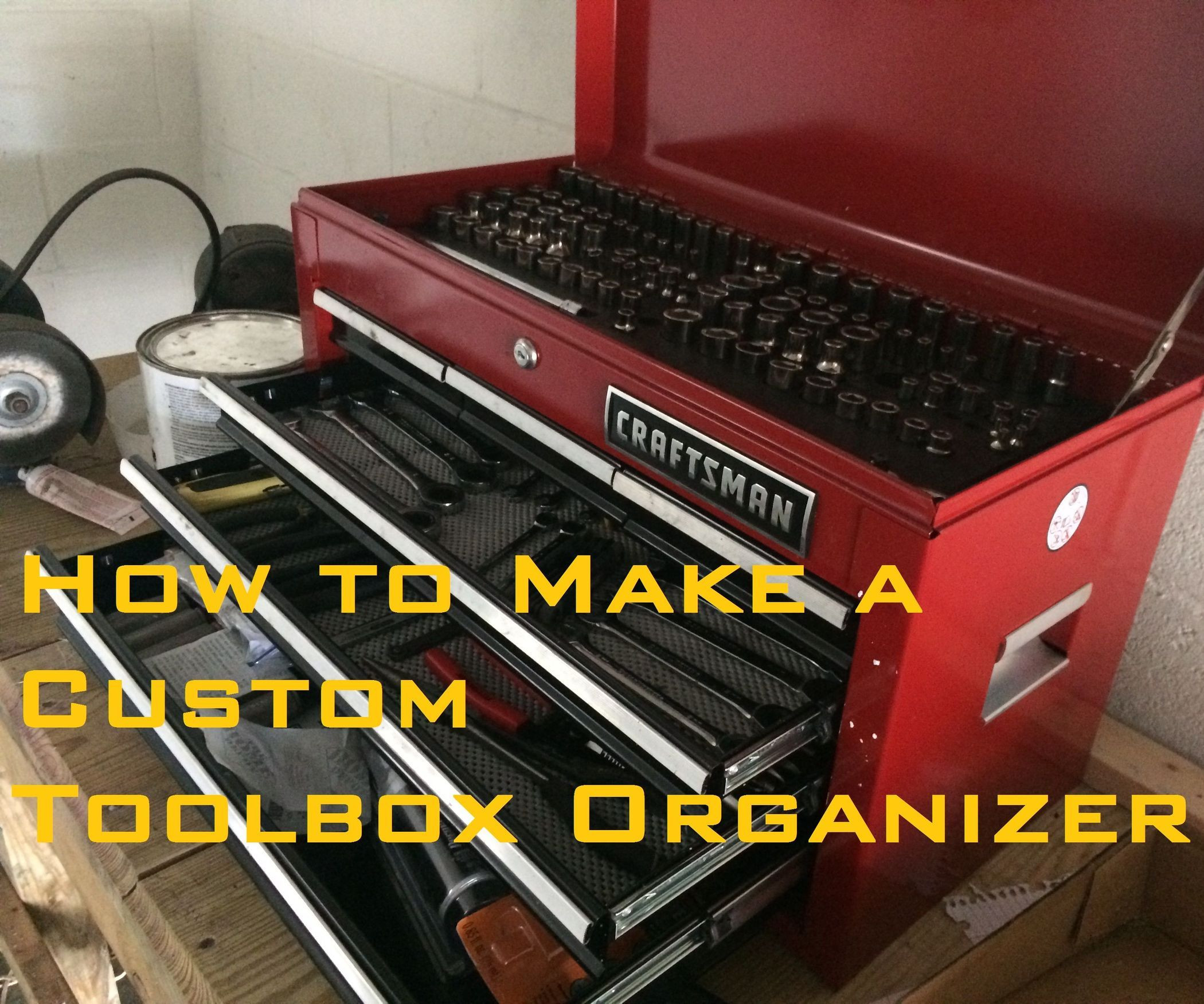 DIY Toolbox Organizer
 How to Make Socket Organizer for a Toolbox