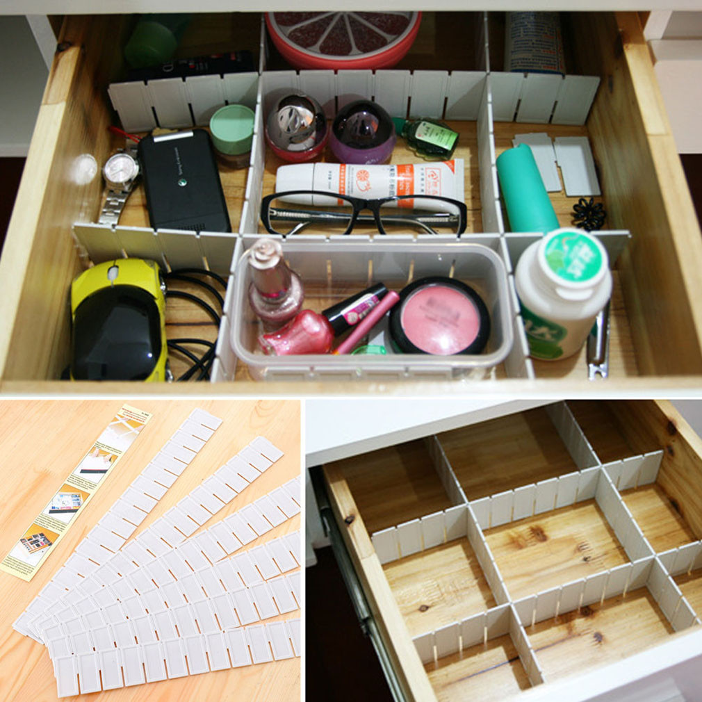 DIY Toolbox Organizer
 12 x Adjustable Plastic DIY Drawer Divider Storage Tidy