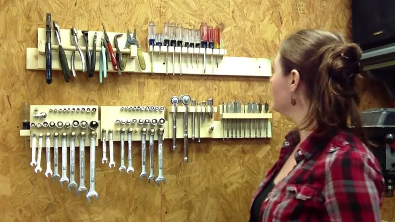 DIY Tools Organizer
 DIY Hand Tool Storage System