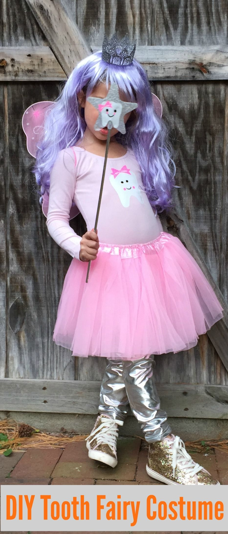 DIY Tooth Fairy Costume
 Easy DIY Halloween Costume for Kids The Tooth Fairy