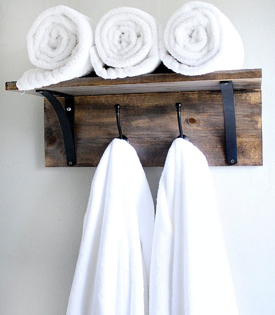 DIY Towel Rack Bathroom
 Easy And Inexpensive DIY Towel Holder Ideas Interior Vogue