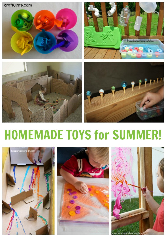 DIY Toys For Toddlers
 25 Cute and Easy Homemade Kids Toys for Summer Fun
