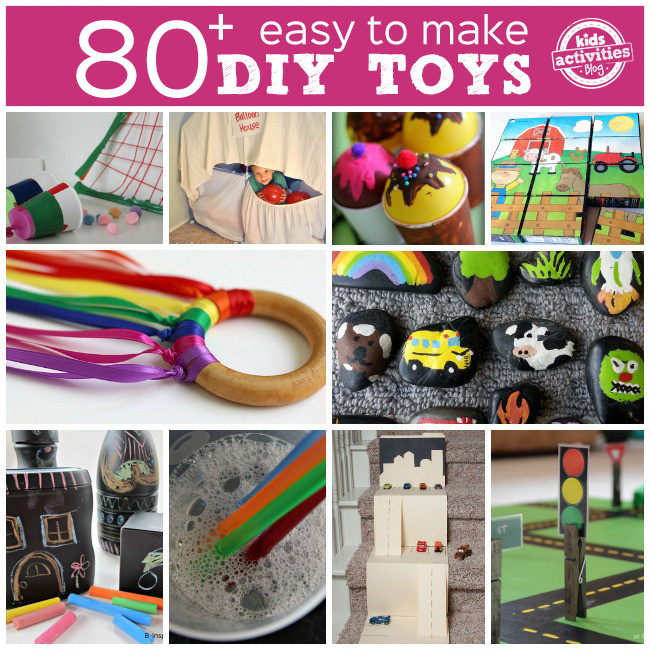 DIY Toys For Toddlers
 80 DIY Toys to Make