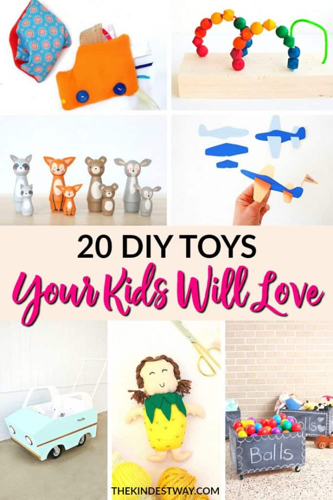 DIY Toys For Toddlers
 20 Adorable DIY Toys Your Kids Will Love And Can Help Make