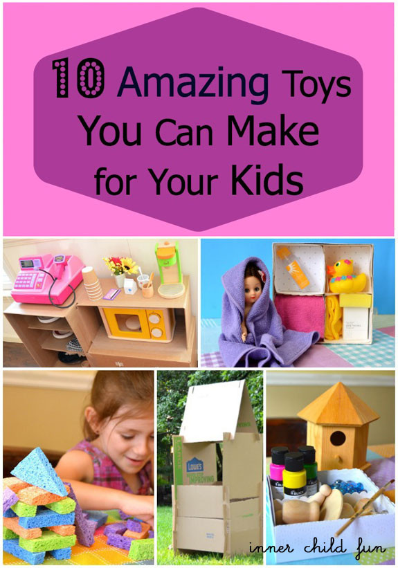 DIY Toys For Toddlers
 10 Amazing Toys You Can Make For Your Kids Inner Child Fun