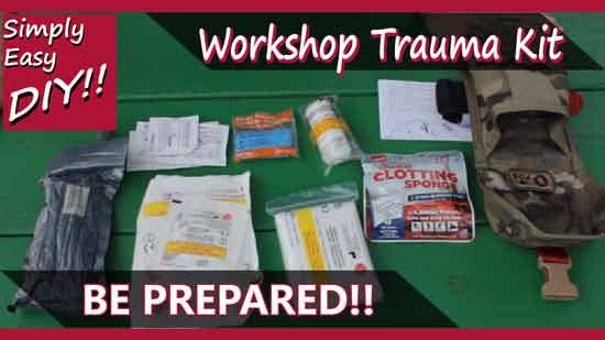 DIY Trauma Kit
 Simply Easy DIY Items in My Workshop Trauma Kit