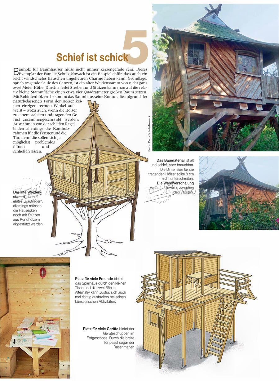 DIY Treehouse Plans
 DIY Treehouse • WoodArchivist