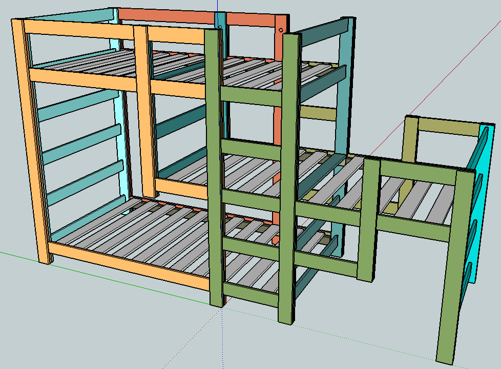 DIY Triple Bunk Bed Plans
 Triple Bunk Bed Plans Loft Beds And Bunk Beds – Buying