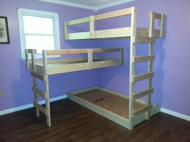 DIY Triple Bunk Bed Plans
 DIY Triple Bunk Bed – The Owner Builder Network