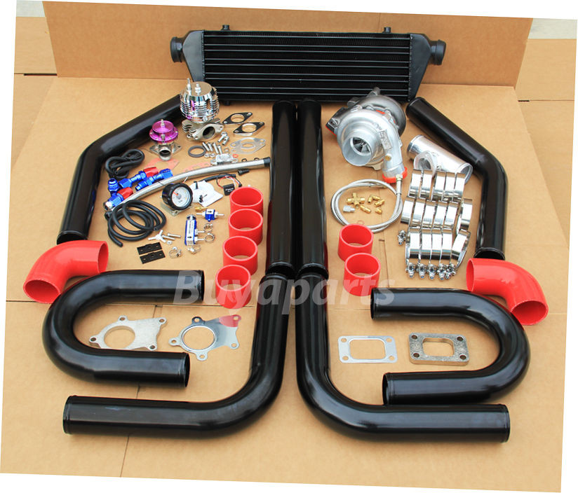 DIY Turbo Manifold Kit
 DIY Turbo Kit 8x Black Pipe Red Coupler Wastegate Manifold