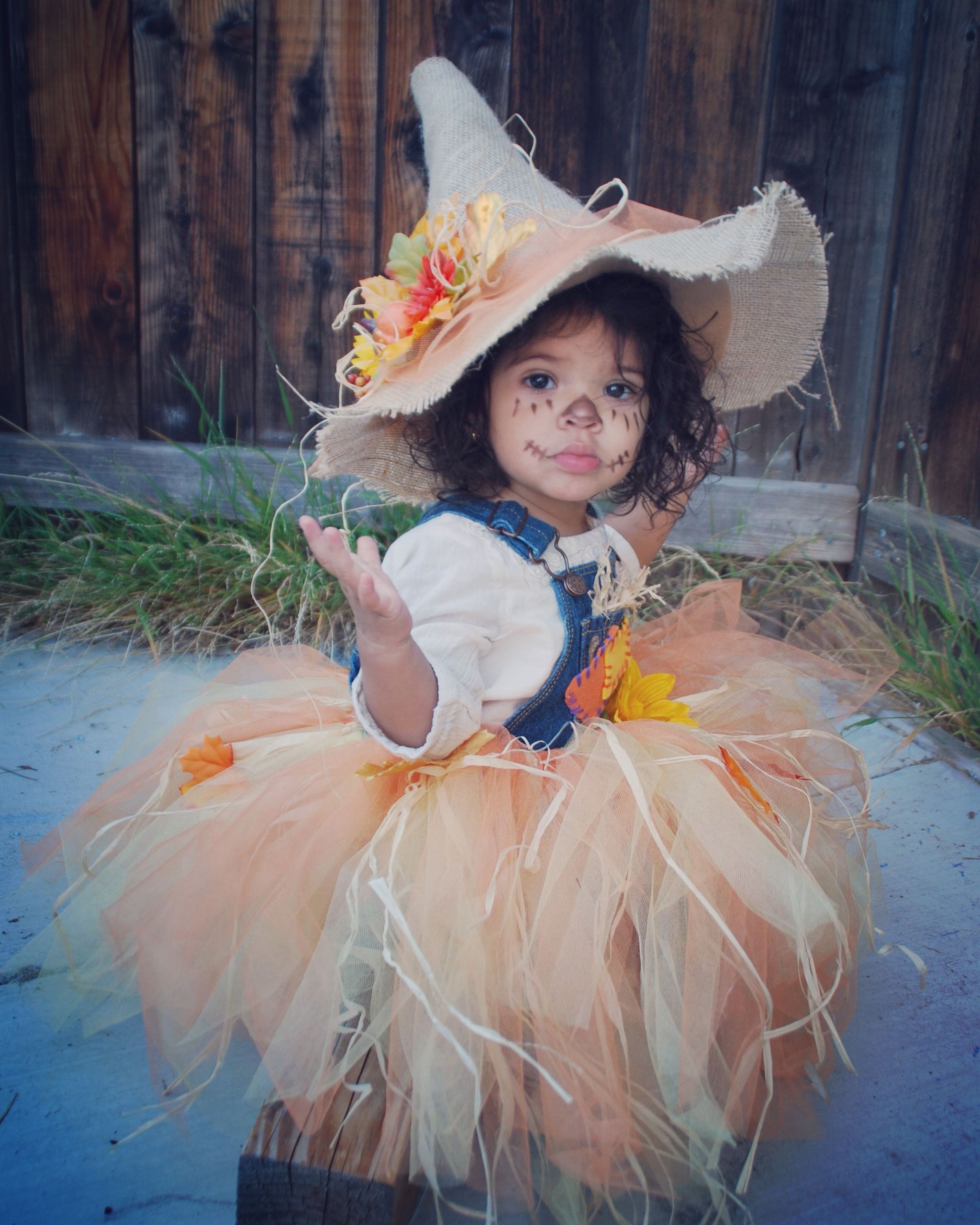 DIY Tutu Dress For Toddler
 My little Scarecrow Bella s Halloween Tutu Costume 2015