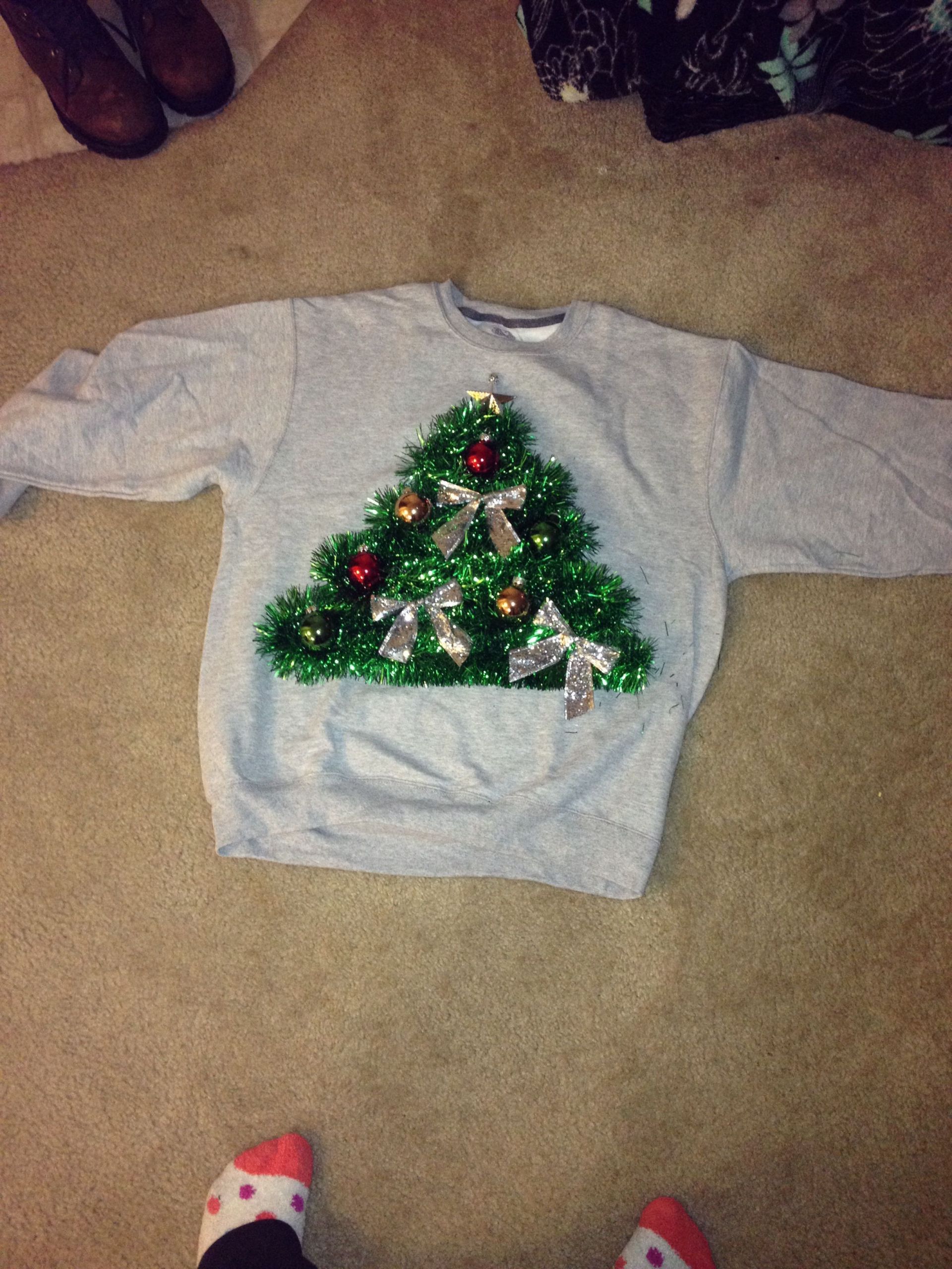 DIY Ugly Christmas Sweaters Pinterest
 DIY ugly Christmas sweater Holiday Ideas