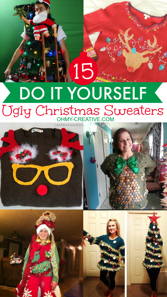 DIY Ugly Christmas Sweaters Pinterest
 The 25 best Diy ugly christmas sweater ideas on Pinterest
