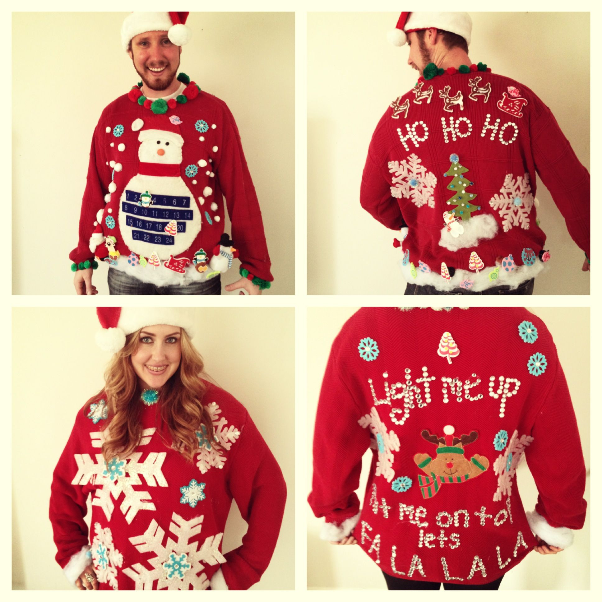 DIY Ugly Christmas Sweaters Pinterest
 Ugly christmas sweaters homemade Christmas