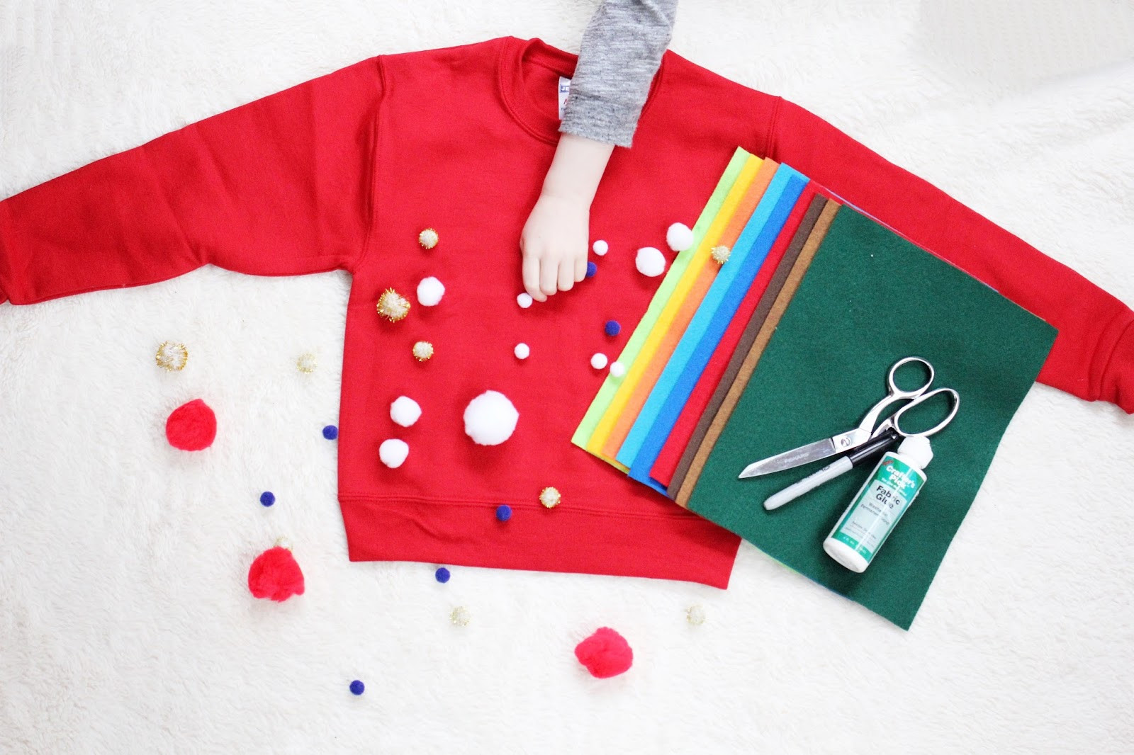 DIY Ugly Sweater For Kids
 DIY Ugly Christmas Sweater For Kids · The Girl in the Red