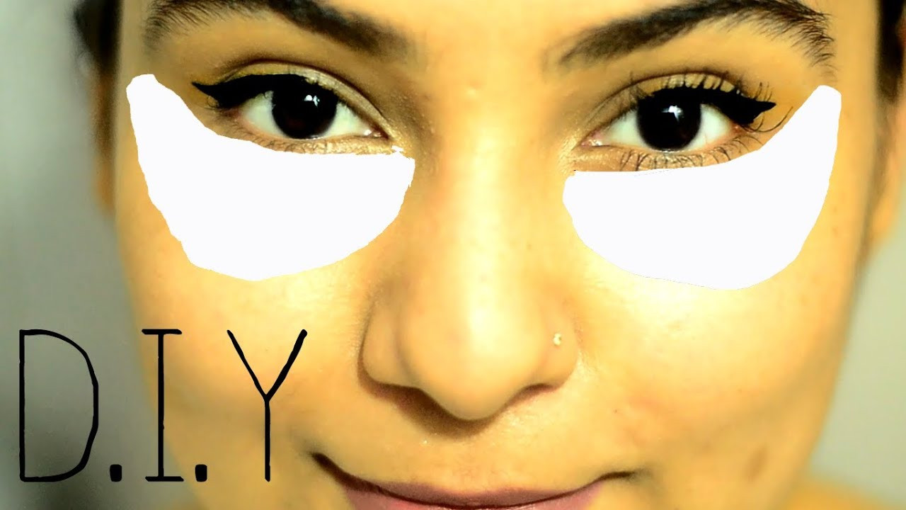 DIY Under Eye Mask
 Remove under eye circles naturally homemade eye mask
