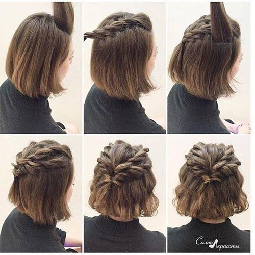 DIY Updos For Short Hair
 20 Incredible DIY Short Hairstyles A Step By Step Guide