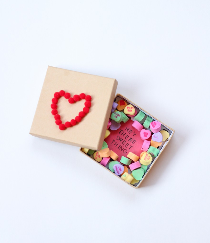 DIY Valentine Box
 Valentine Candy Box The Crafted Life