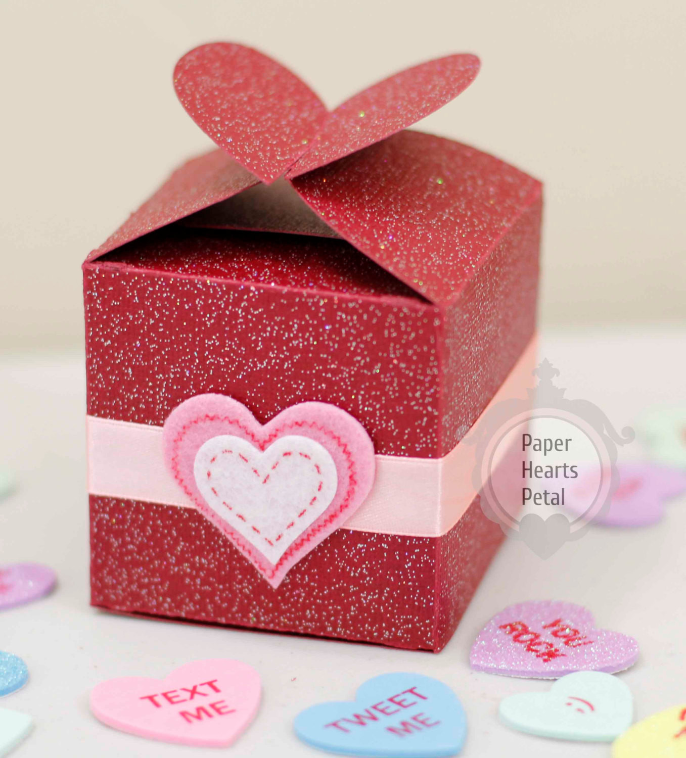 DIY Valentine Boxes
 DIY Valentine s Day Heart Closure Favor Box Great for