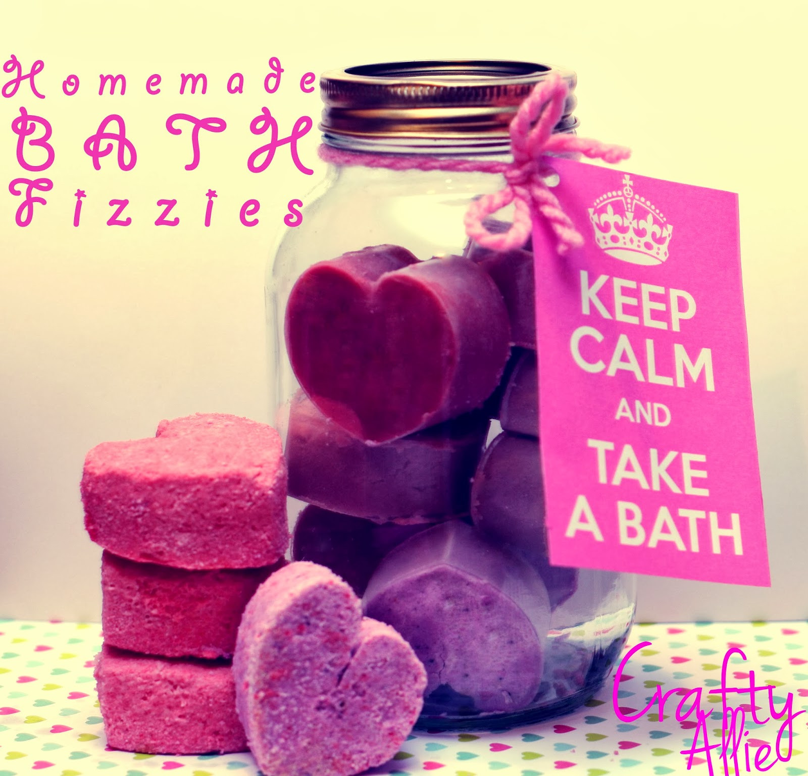 DIY Valentine Gift For Mom
 Homemade Bath Fizzies Perfect for Valentine s Day Gifts